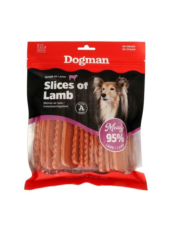 Dogman Meaty Lampaanlihaviipaleet Koiranherkut 300g