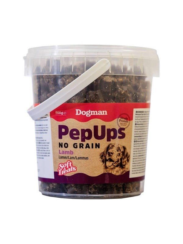 Dogman PepUps No Grain Lampaan Koiranherkut 500g