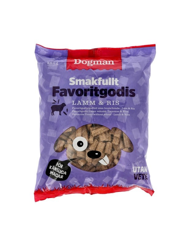Dogman Koiranherkut Favoritgodis Lammas & Riisi 800g