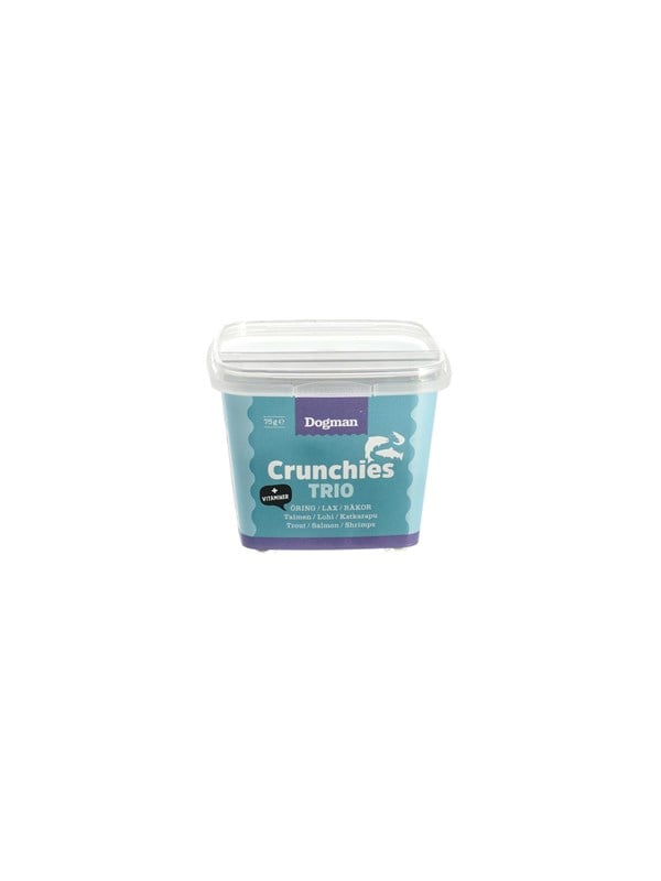 Dogman Crunchies Kala trio 75g