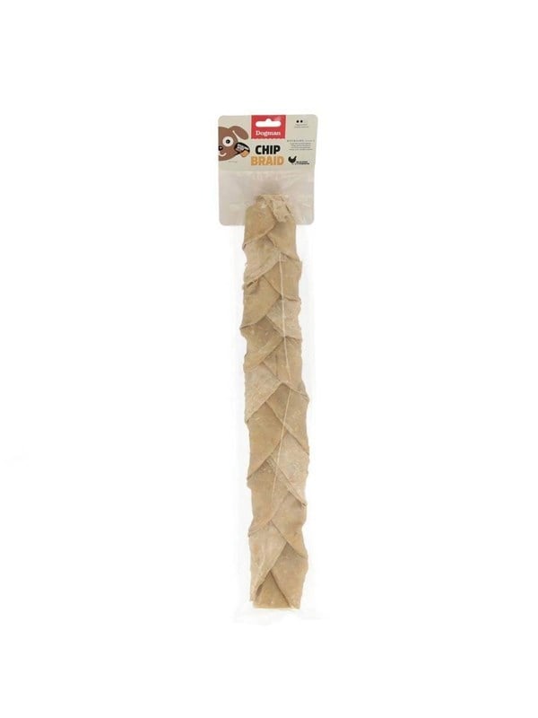 Dogman Koiranherkku Chicken Chip Braid XXL 310g 50cm