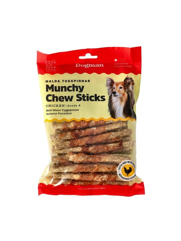 Dogman Munchy Purutikut Kanalla 12.5cm (30 kpl pakkaus)