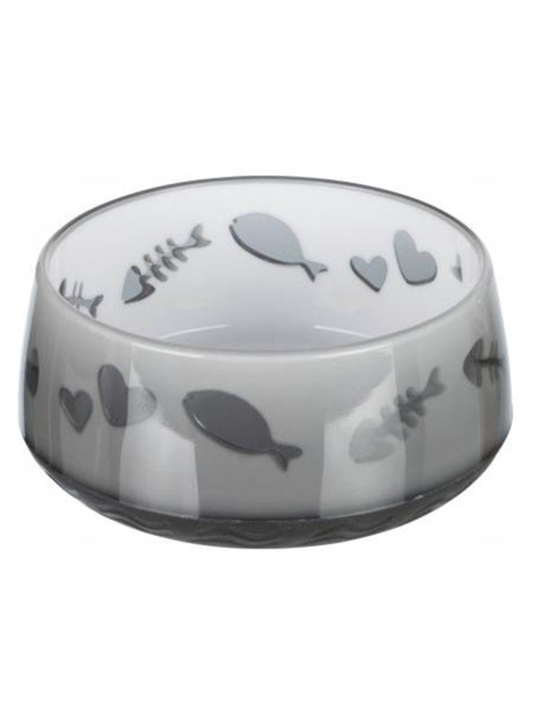 Trixie Plastic Bowl for Cats 0.3 l/ø 12 cm Assorted Colours