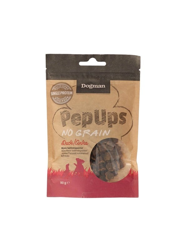 Dogman Pep Ups No Grain 90g ankka