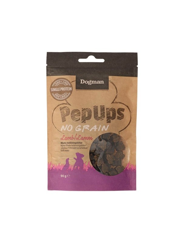 Dogman Pep Ups No Grain 90g lammas