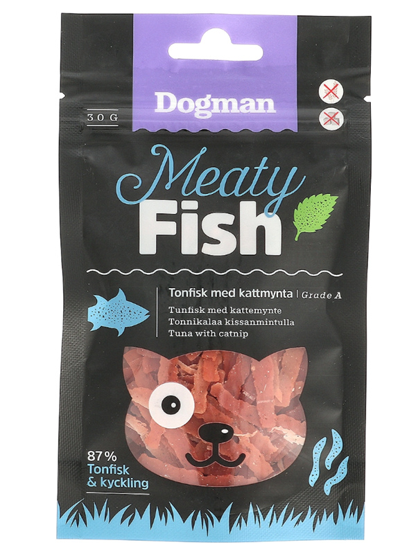 Dogman Kissanherkku Tonnikala ja Kissanminttu 30g