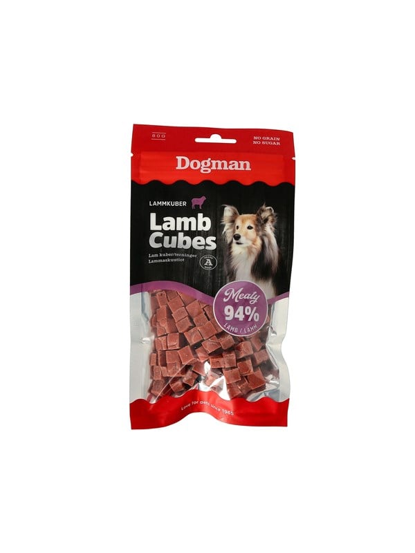 Dogman Meaty Lampaanlihakuutiot Koiranherkut 80g