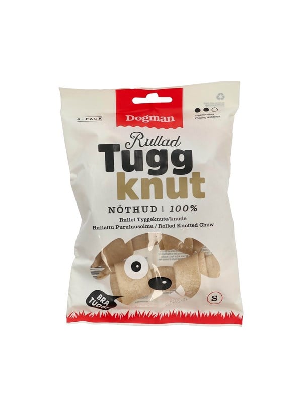 Dogman Pururusakierteet Naudan Raakanahasta S 4-Pack