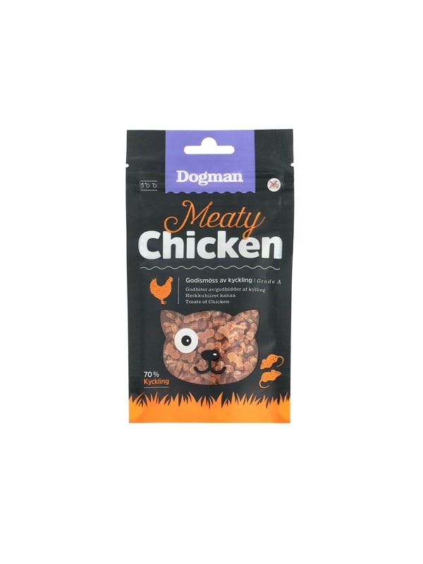 Dogman Meaty Kanaherkut kissoille 30g