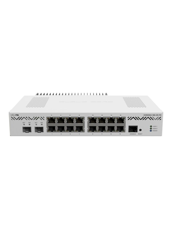 MikroTik Cloud Core Router CCR2004-16G-2S+PC - router - rack-mountable - Router