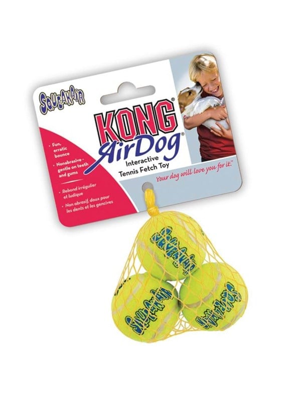 KONG SqueakAir Ball XS 4cm (3-Pack)