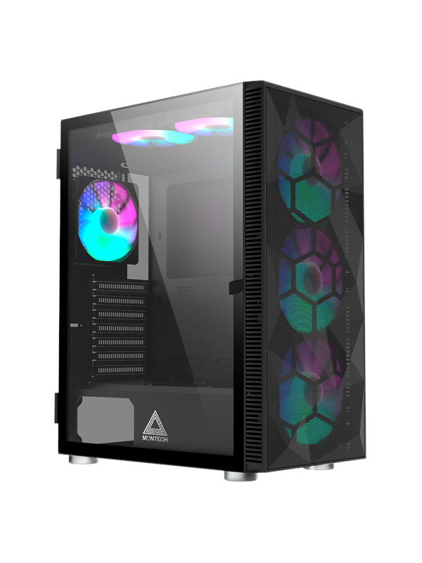Montech X3 Mesh - Black - Kotelot - Miditower - Musta