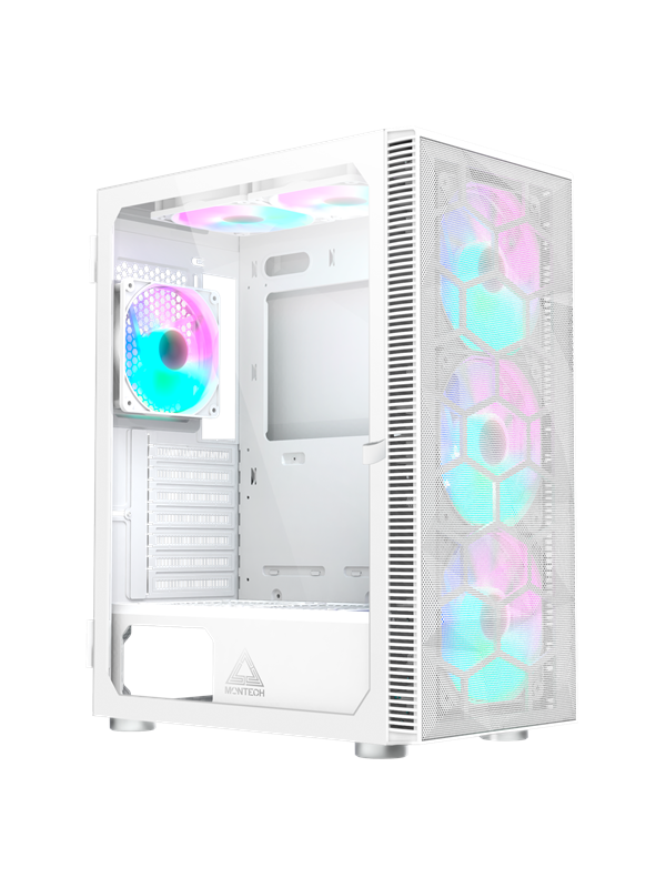 Montech X3 Mesh - White - Kotelot - Miditower - Valkoinen