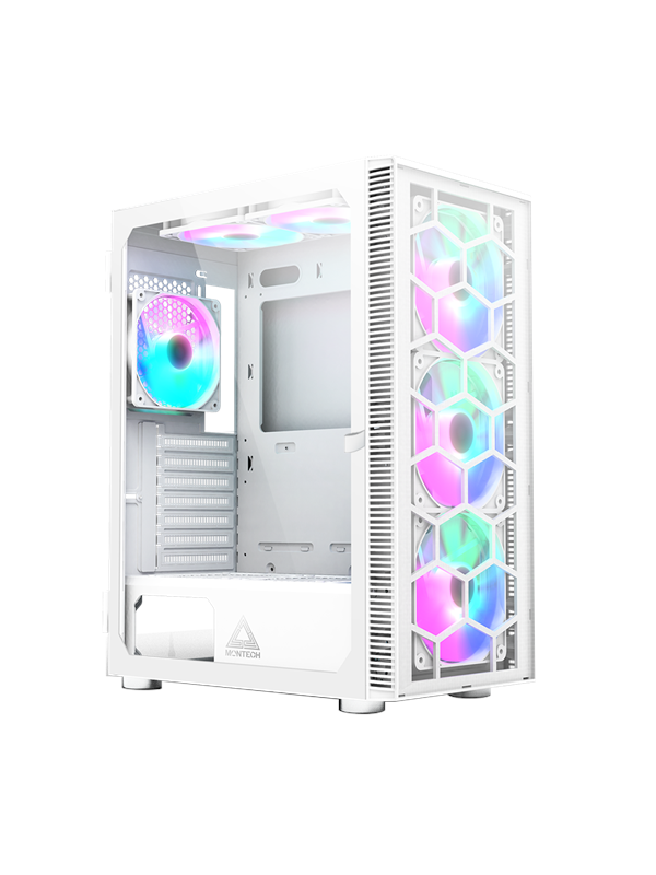 Montech X3 Glass - White - Kotelot - Miditower - Valkoinen