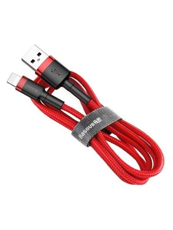Baseus Cafule USB Lightning cable 2.4A 1m (black + red)