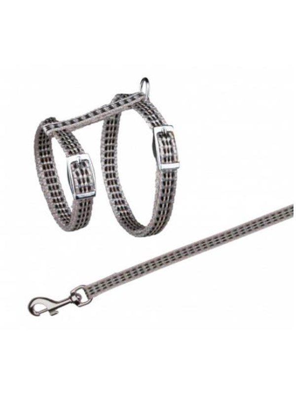 Trixie Harness with Lead Reflecting assorted colours