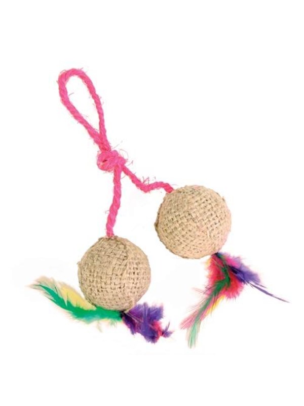 Trixie 2 Balls on a Rope ø4.5