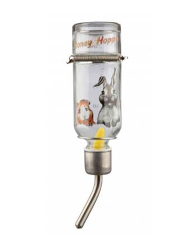 Trixie Honey & Hopper Glass Water Bottle 125 ml