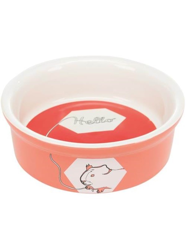 Trixie Ceramic Bowl guinea pig g 240 ml/ø 12 cm assorted colours