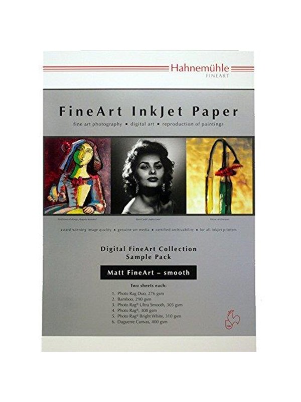 Hahnemühle Digital FineArt - photo paper - smooth - 12 sheet(s) - A4 (pack of 6)