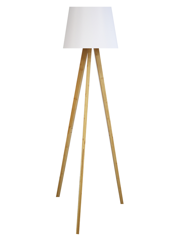 Unilux Tooka LED floor lamp white/wood