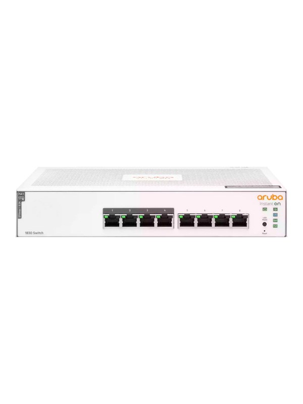 Hewlett Packard Enterprise Aruba Instant On 1830 8G 4p Class4 PoE 65W Switch