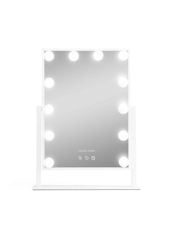 Gillian Jones LED Light Hollywood Mirror White