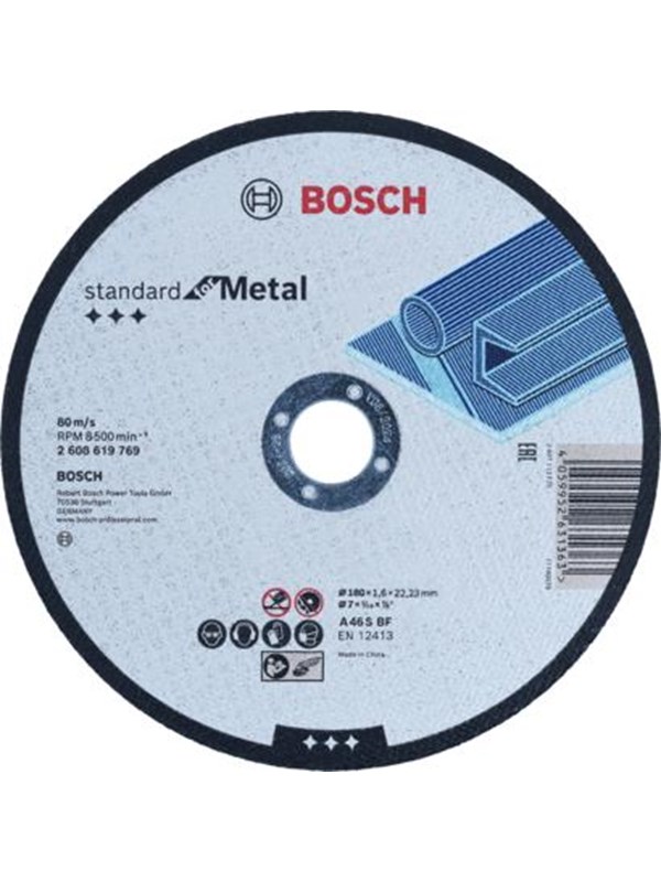 Bosch STANDARD FOR METAL CUTTING DISC FOR LARGE ANGLE GRINDERS WITH LOCK NUT