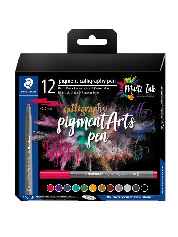 Staedtler Pigment calligraphy 375 "Calligraphy Set" 12 pcs. Cardboard box