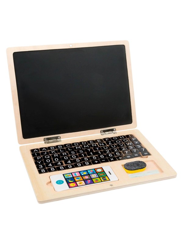 Small Foot - Wooden Laptop with Magnetic Board