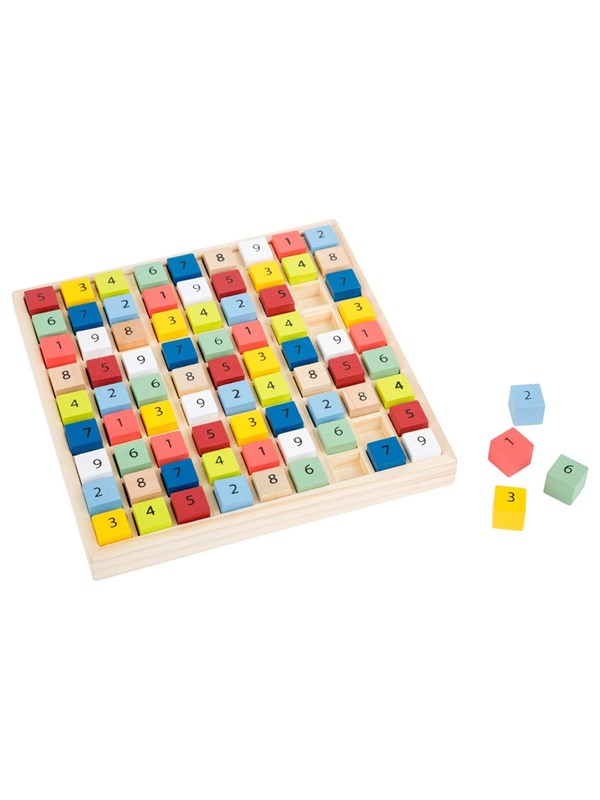 Small Foot - Wooden Sudoku Game Color 82pcs.