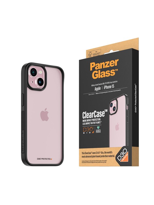 PanzerGlass ClearCase with D3O iPhone 15