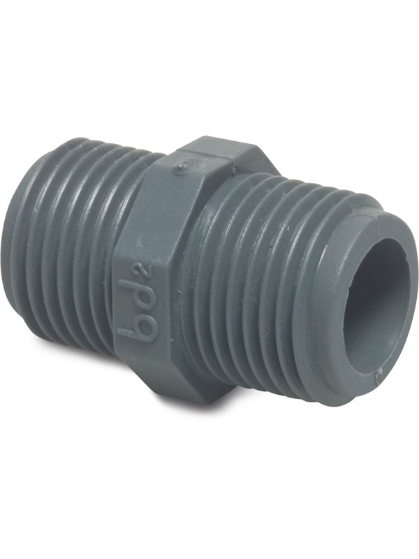 AL-KO Gevindnippel 2 x 1 1/4"" udvendigt gevind
