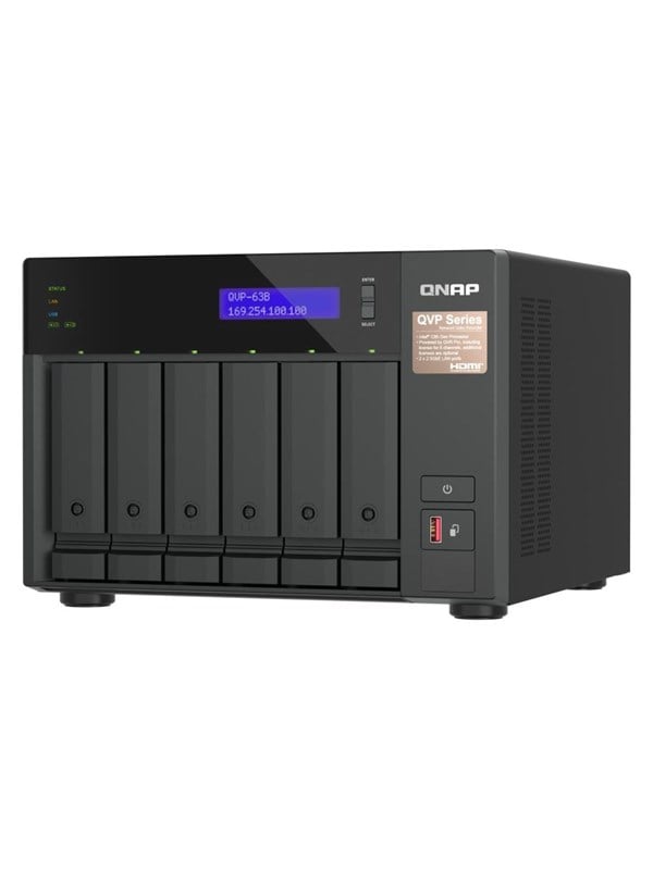 QNAP QVP-63B - NAS-Palvelimet