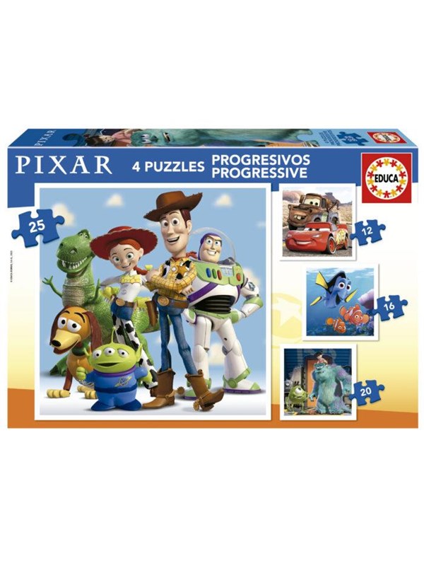 Educa 12-16-20-25 Disney Pixar