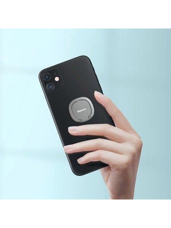 Baseus Invisible Ring holder for smartphones (silver)