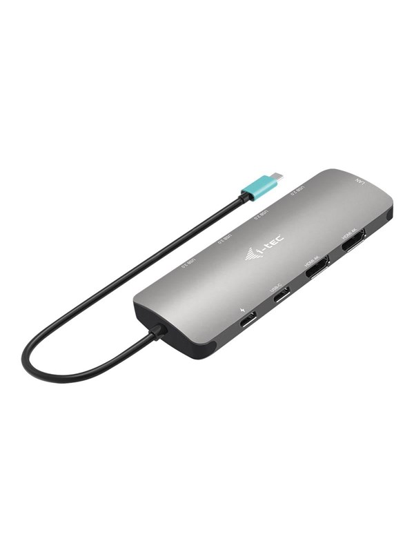 I-Tec Nano Dock - USB4 - 2-Port HDMI - 100W PD