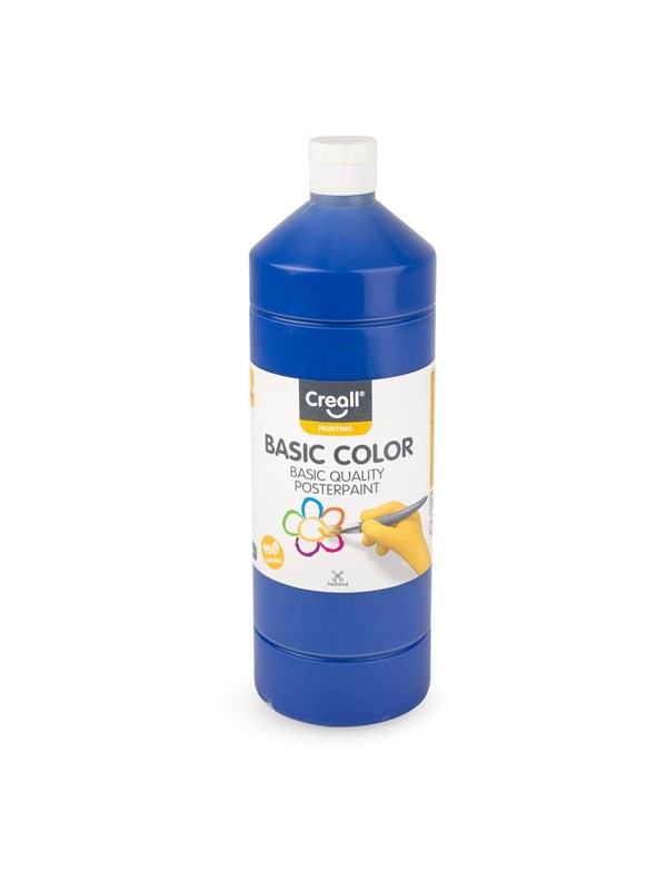 Creall School paint Dark blue 1 liter