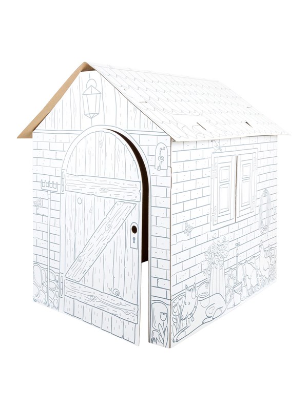 Small Foot - Cardboard Playhouse Farm 87x71x88cm