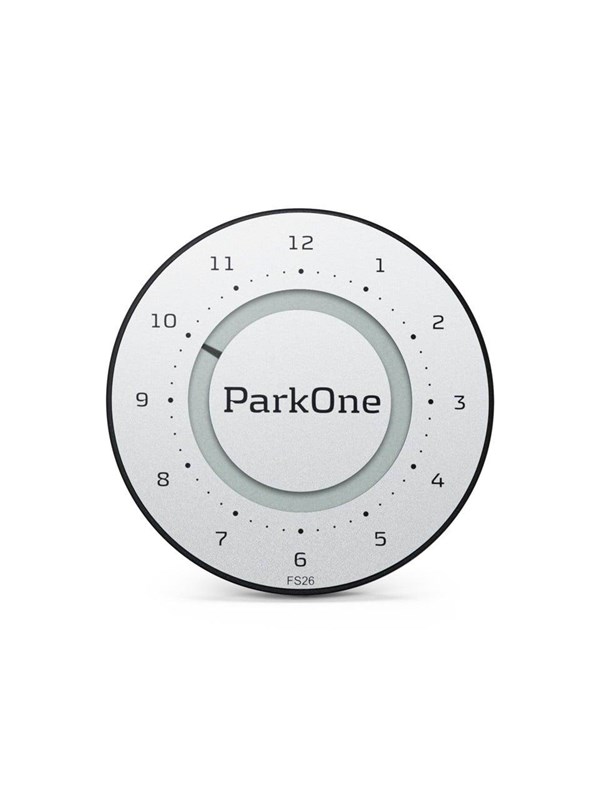 Park One 2 elektroninen pysäköintikiekko, hopea