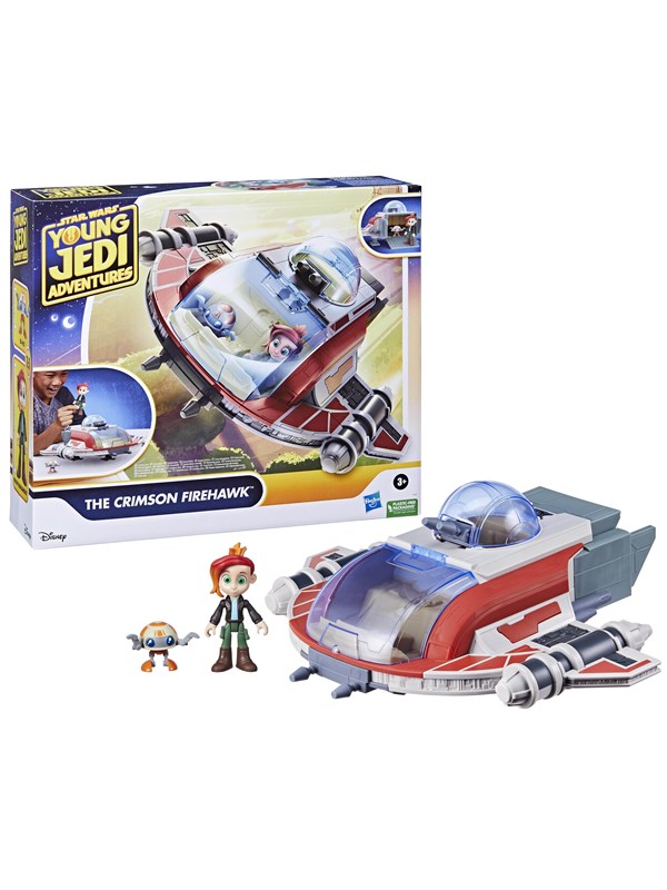 Star Wars Young Jedi Adventures The Crimson Firehawk 43 cm