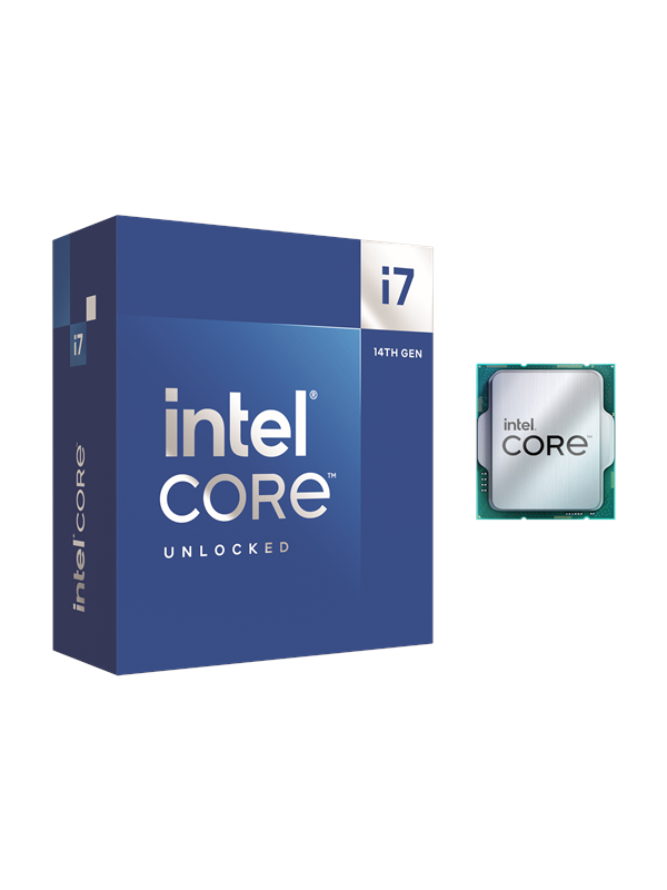 Intel Core i7-14700K Raptor Lake-S CPU - 20 ydintä - 3.4 GHz - Intel LGA1700 - Intel Boxed (ilman jäähdytintä)