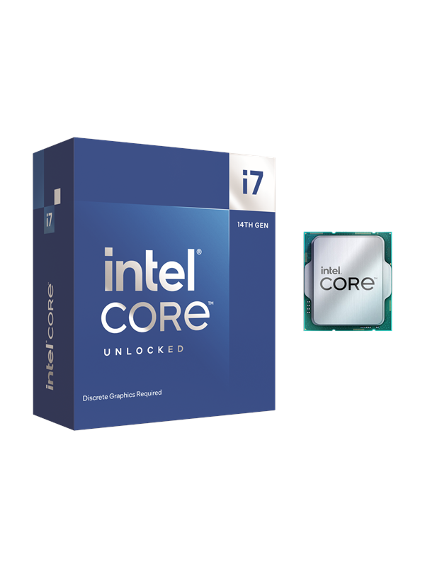 Intel Core i7-14700KF Raptor Lake-S CPU - 20 ydintä - 3.4 GHz - Intel LGA1700 - Intel Boxed (ilman jäähdytintä)