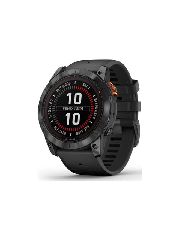 Garmin fēnix® 7X Pro - Solar Edition - Skifergrå med svart reim - 32 GB