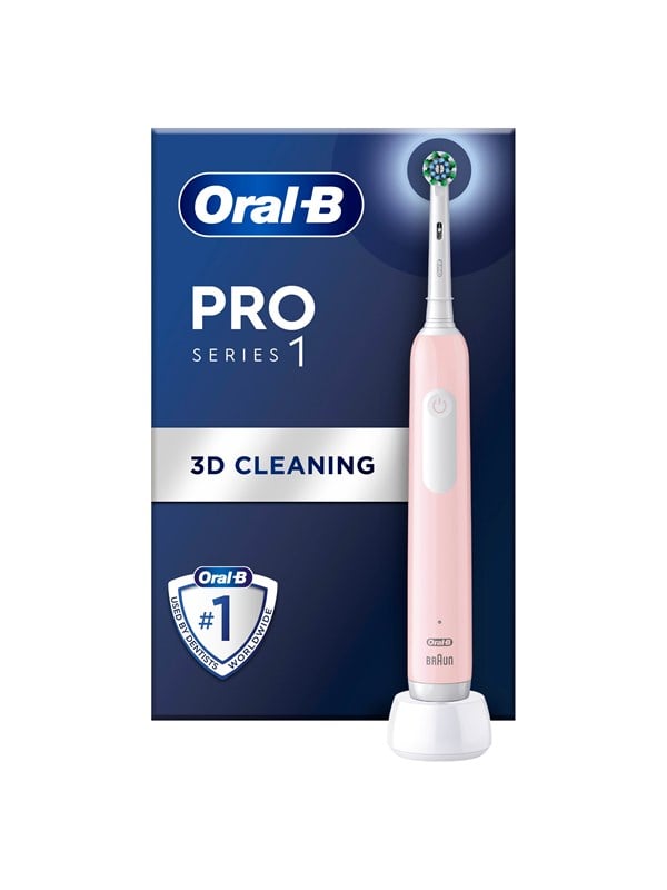 Oral-B Sähköhammasharja Pro1 Pink + Extra Brush Head