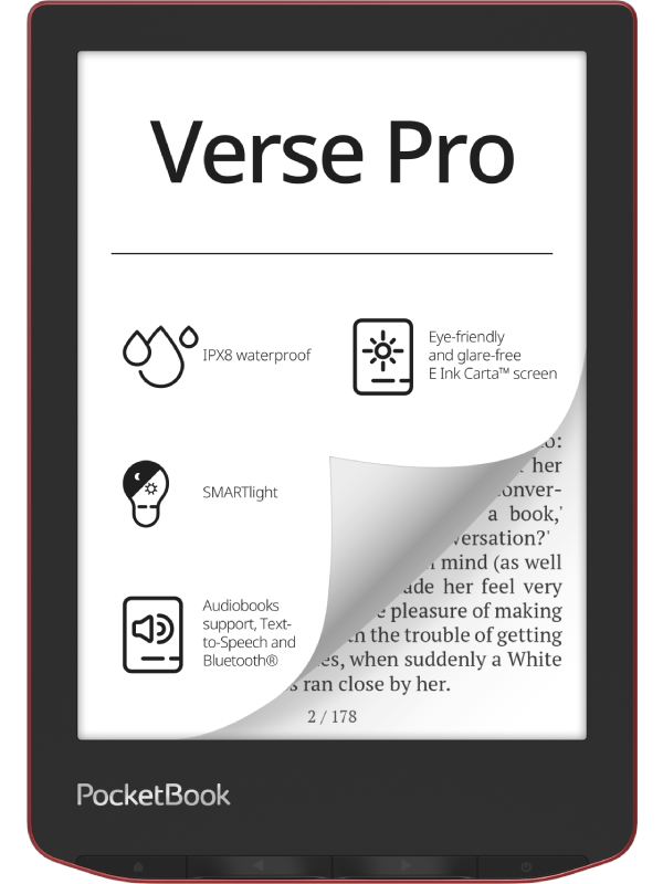 PocketBook Verse Pro - Passion Red