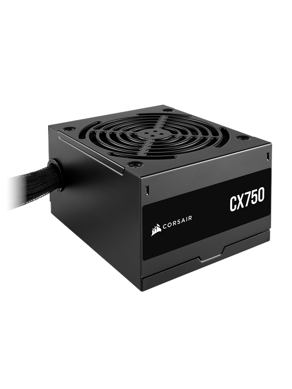 Corsair CX750 Virtalähde - 750 Watt - 120 mm - ATX 2.4 - 80 Plus Pronssi sertifioitu