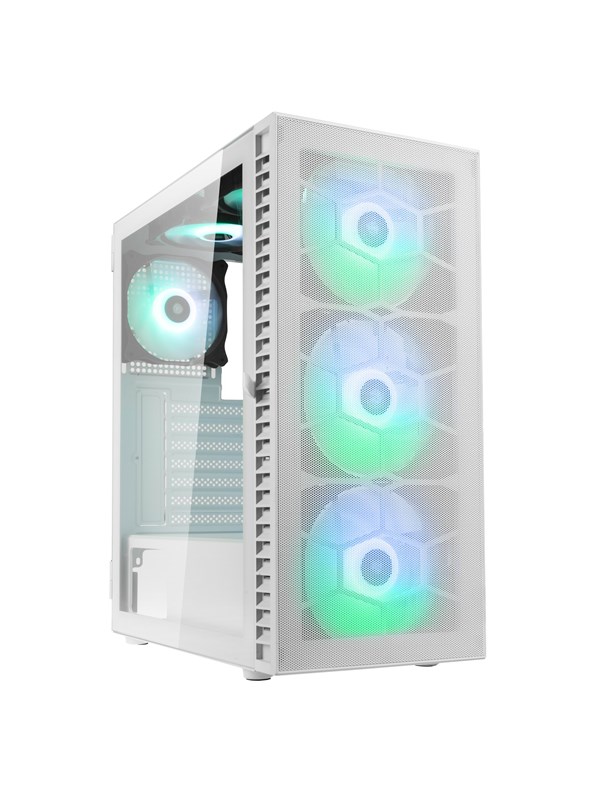 Kolink Observatory HF MESH ARGB Midi Tower Case - white - Kotelot - Desktop - Valkoinen