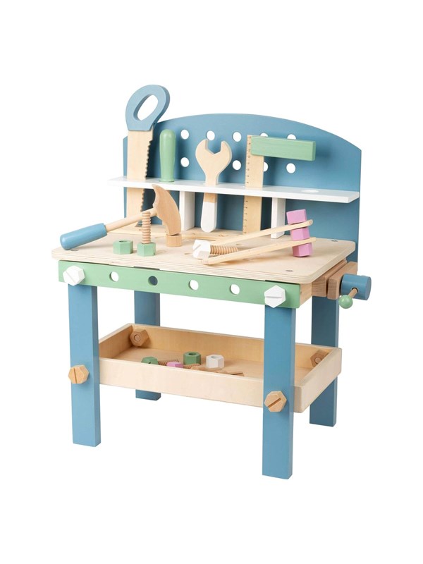 Small Foot - Wooden Workbench Compact Nordic 22dlg.
