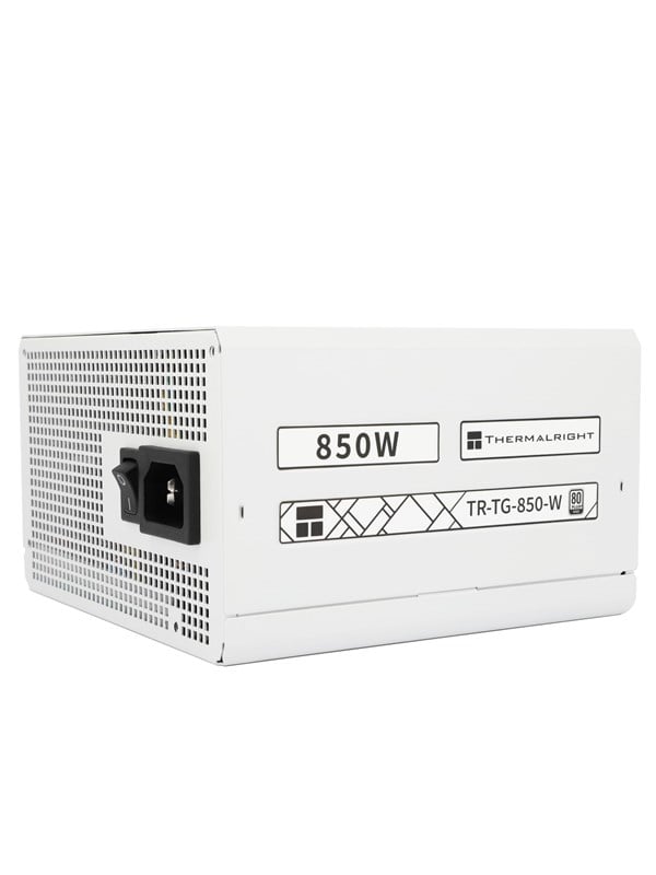 Thermalright TG (Modular) Valkoinen - Virtalähde - 850 Watt - 120 mm - ATX 3.0 - 80 Plus Kulta sertifioitu